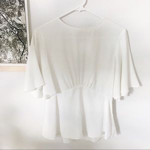 NEW Topshop white blouse 💕 NWOT